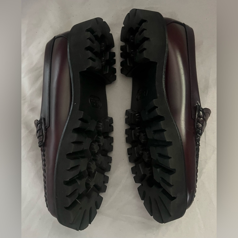 G.H. Bass WEEJUNS WOMENS WINE LEATHER Slip-On Loafers SHOES 7.5 $185 - Picture 11 of 15